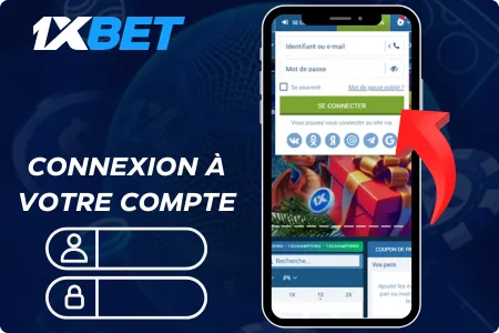 Accès à votre compte personnel sur 1xBet pour parier en ligne